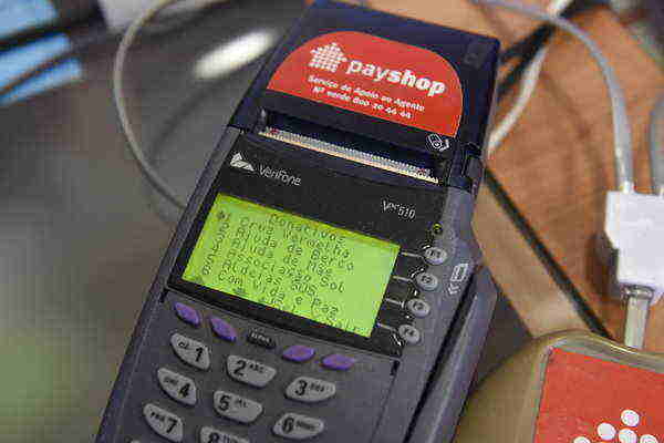 Imagem de um terminal de atendimento payshop